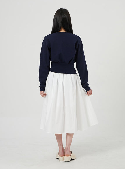 Pleated Maxi Skirt OF322