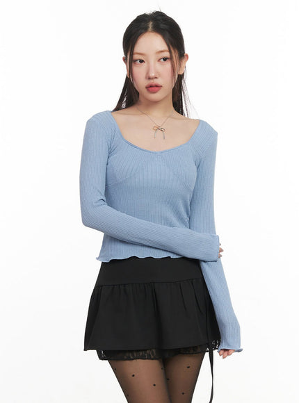 ribbon-lace-trim-long-sleeve-top-im524