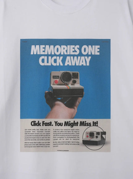 Polaroid Print Graphic T-Shirt IL516
