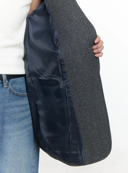 Oversized Wool Blazer IJ529