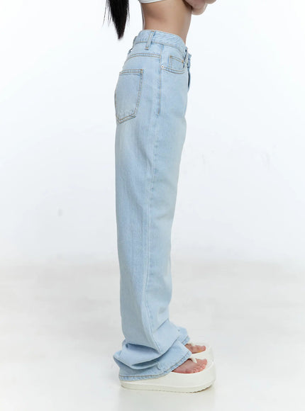 Mae Washed Flare Denim Jeans CG512