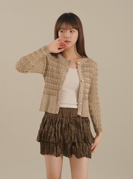 Ruffle Tier Mini Skirt J17