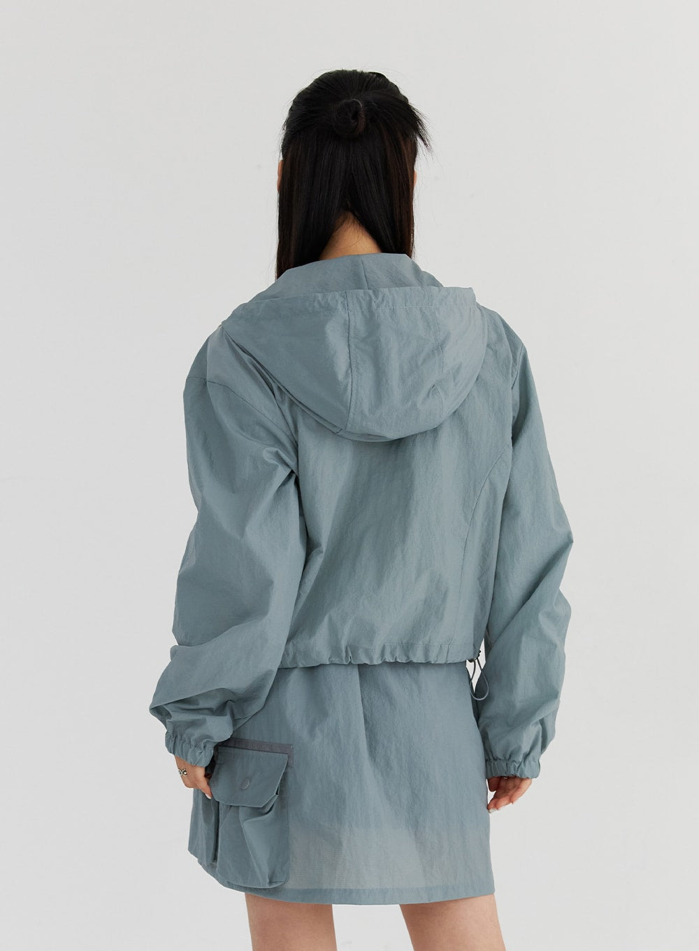 CS Signature Reversible Jacket Windbreaker Hooded Nylon Polyester Size L NWT