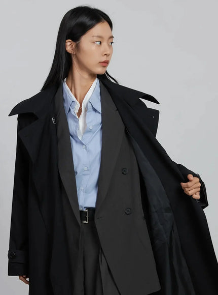 Tailored Trench Coat ID516