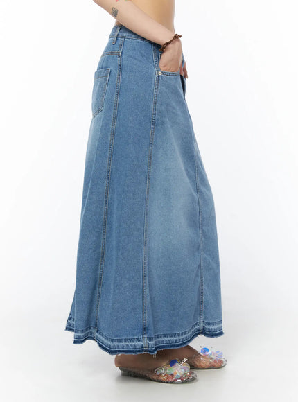flared-maxi-denim-skirt-cy528