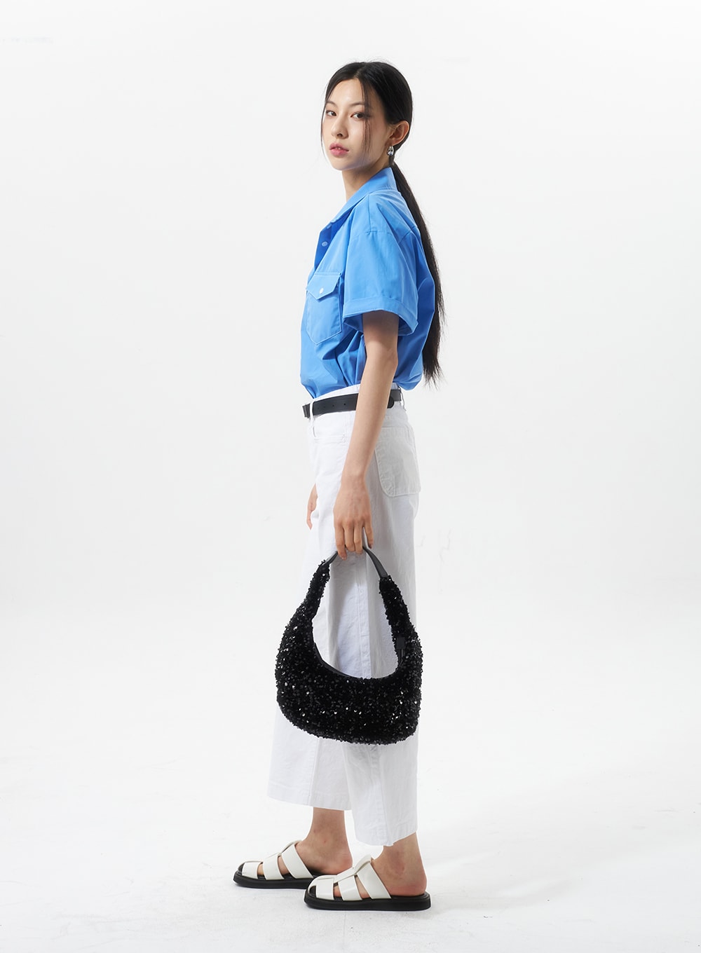 Women's Fashion Half Moon Shoulder Bag