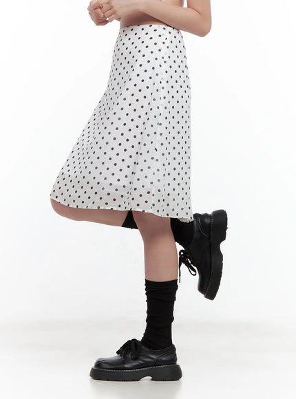 polka-dot-double-layered-midi-skirt