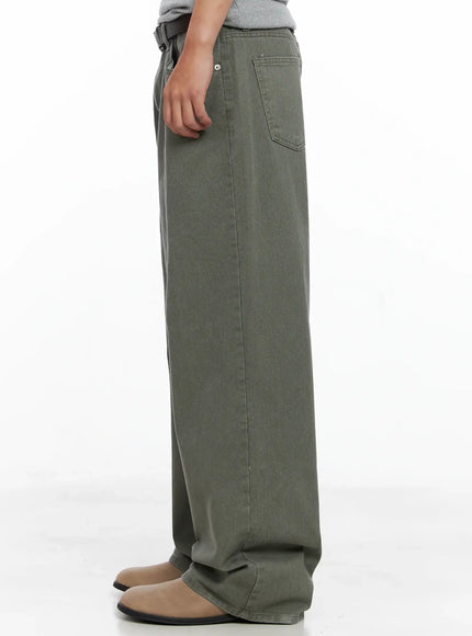 Men's Lost Baggy Jeans IG529 (Dark Green)