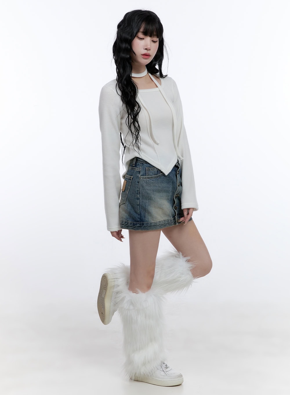 buttoned-denim-mini-skirt-cd419