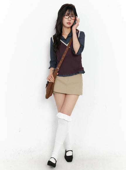 Frilled Long Knee Socks CO507
