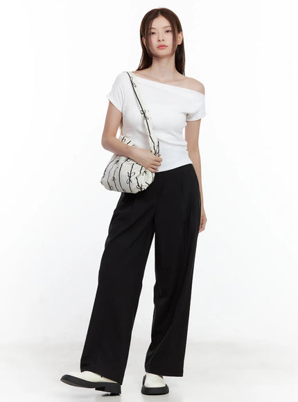 casual-striped-ribbon-shoulder-bag