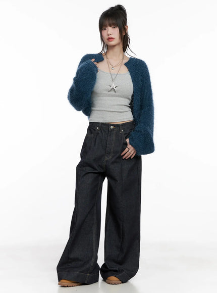 Fluffy Bolero Knit Cardigan CG518