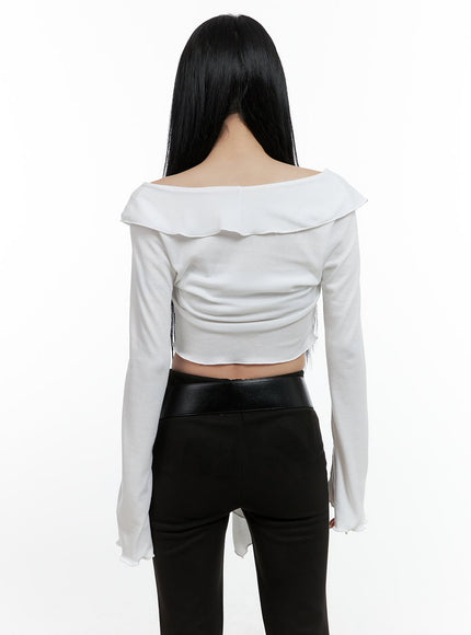 ruffle-v-neck-long-sleeve-crop-top-cn408