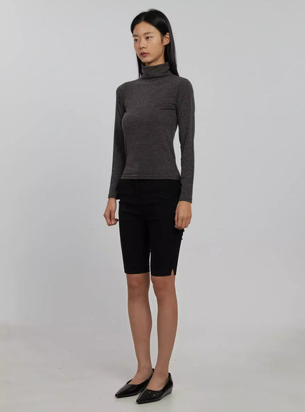 Long Sleeve Slim Turtleneck IJ509