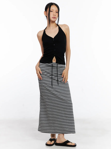 striped-drawstring-maxi-skirt-cl530