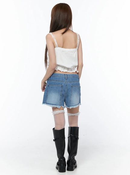 lace-trim-sleeveless-top-cy529