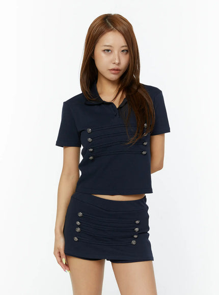 military-collar-short-sleeve-tee-cy521