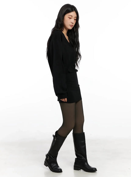 v-neck-sweatshirt-mini-dress-in528