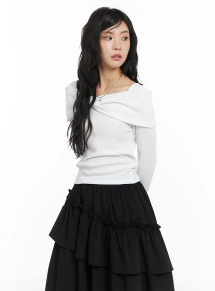 off-shoulder-bow-long-sleeve-top-cd502