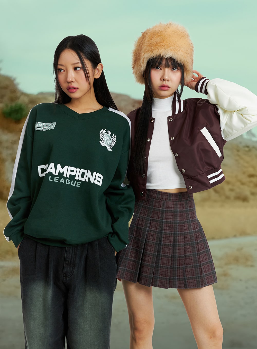 Champion plaid baseball online jacket