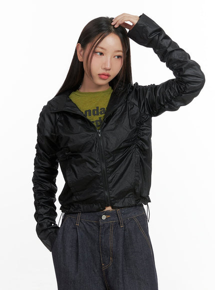 shirred-hooded-nylon-crop-jacket-co402