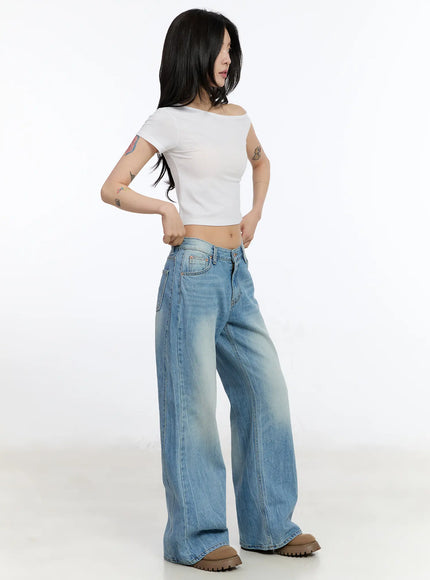 Palmer Low Rise Straight Jeans CA508