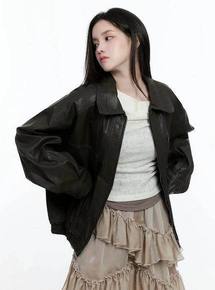 zippered-faux-leather-biker-style-jacket-io520