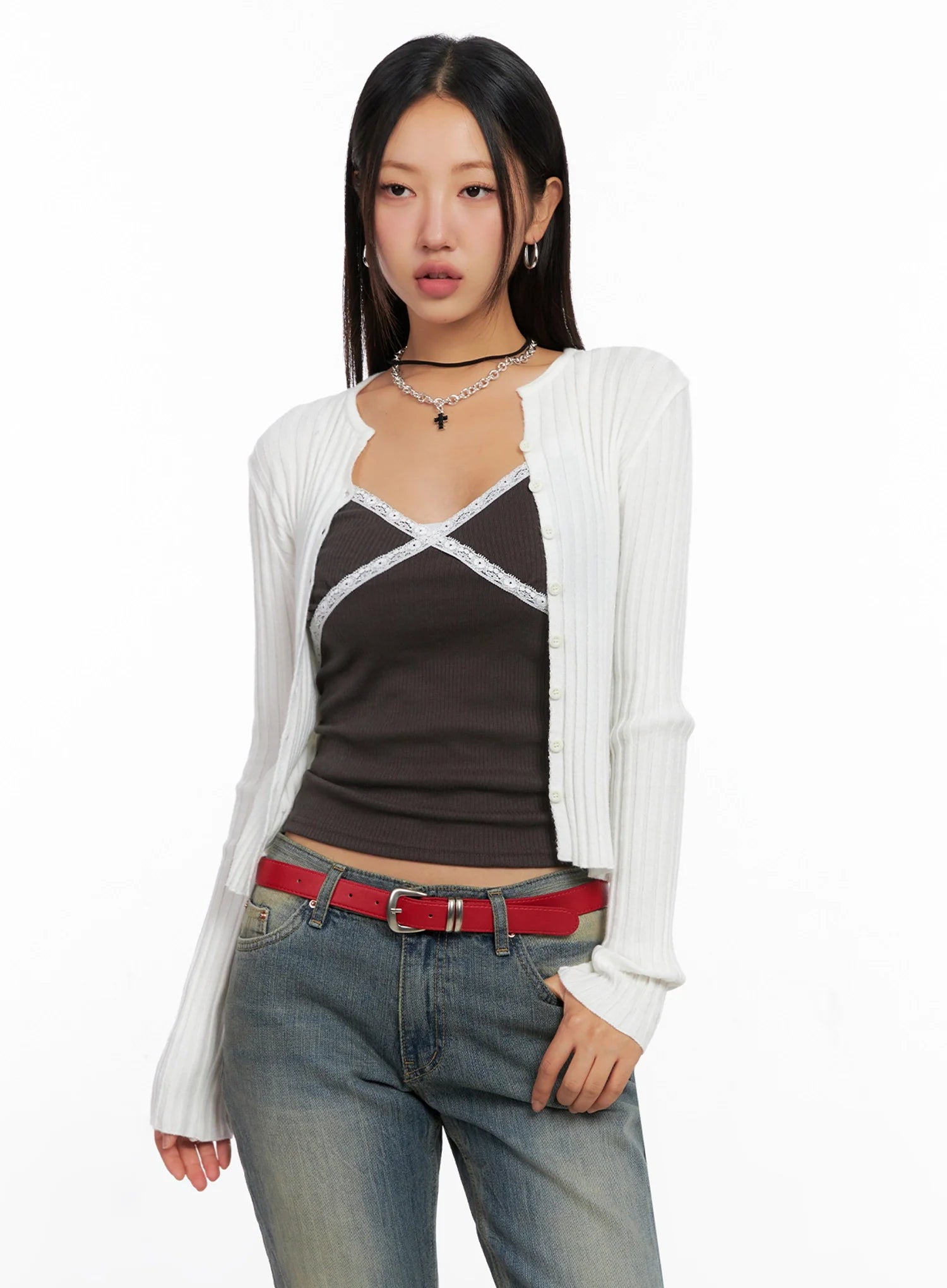 Square Buckle Basic Belt IG527