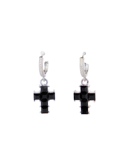 black-cross-dangle-earrings-cs518