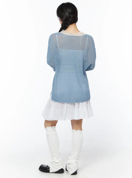 sheer-v-neck-knit-top-cy522