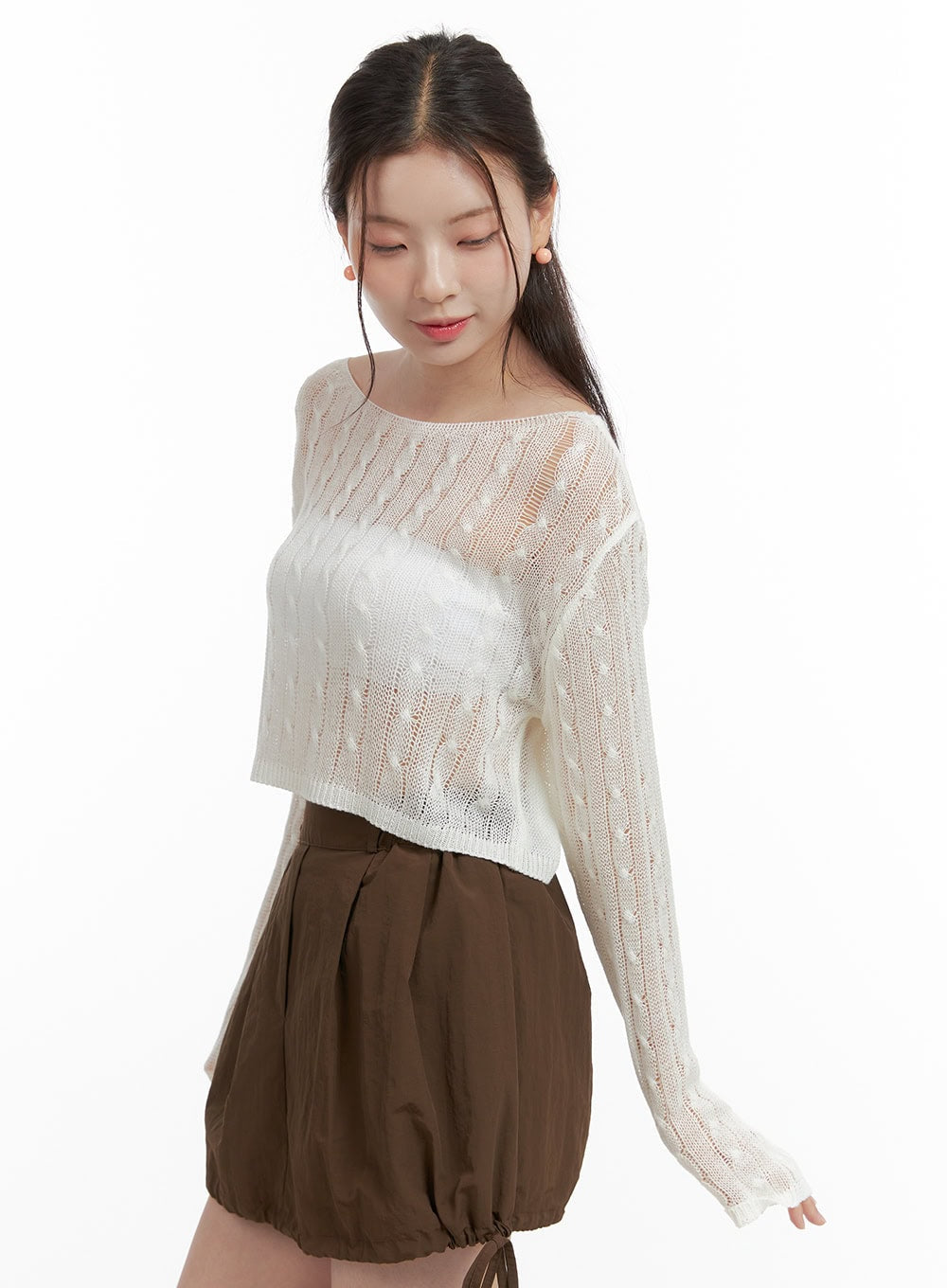 cable-knit-sheer-crop-sweater-ol417