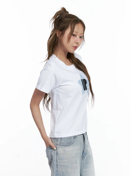 star-patch-semi-crop-tee-cl511