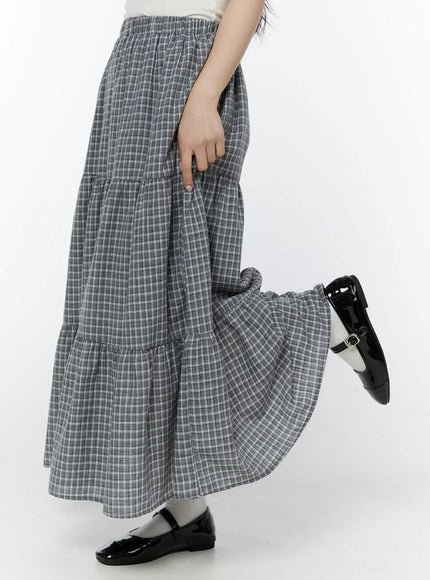 tiered-plaid-maxi-skirt-iy507