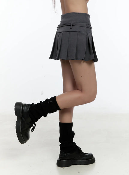 pleated-belted-mini-skirt-cs517