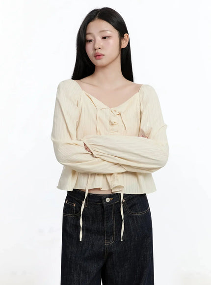 Romantic Frill Lace Blouse IM513