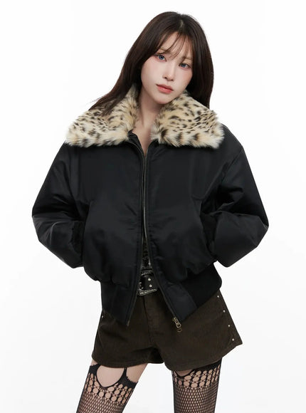 leopard-print-fur-collar-bomber-jacket-in525