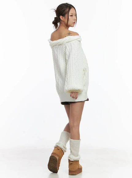 cable-knit-pom-pom-shorts-cj512