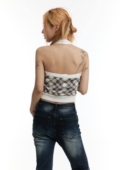 halter-check-crop-tank-top-cy501