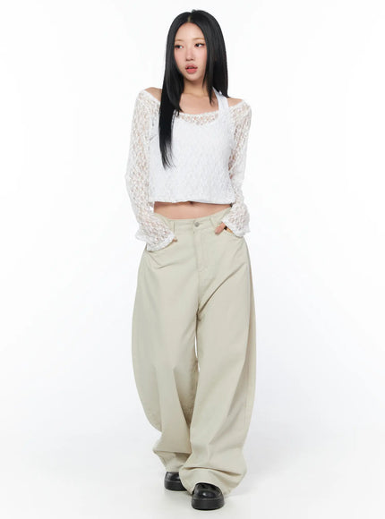 polka-dot-pocket-wide-cotton-pants-cy512
