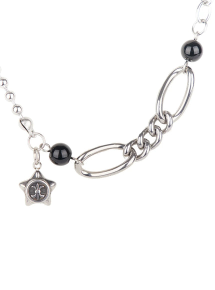 Twisted Star Charm Necklace CF503