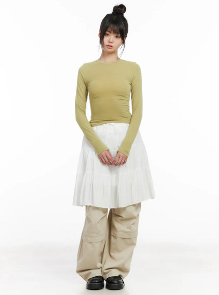 Tiered Midi Skirt CM512