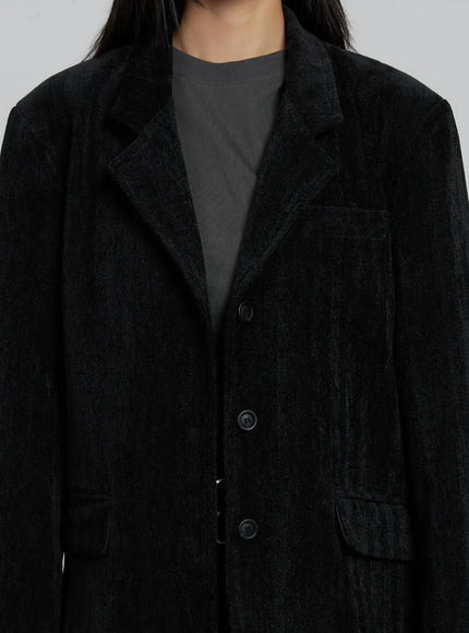 Classic Velvet Oversized Blazer IM520