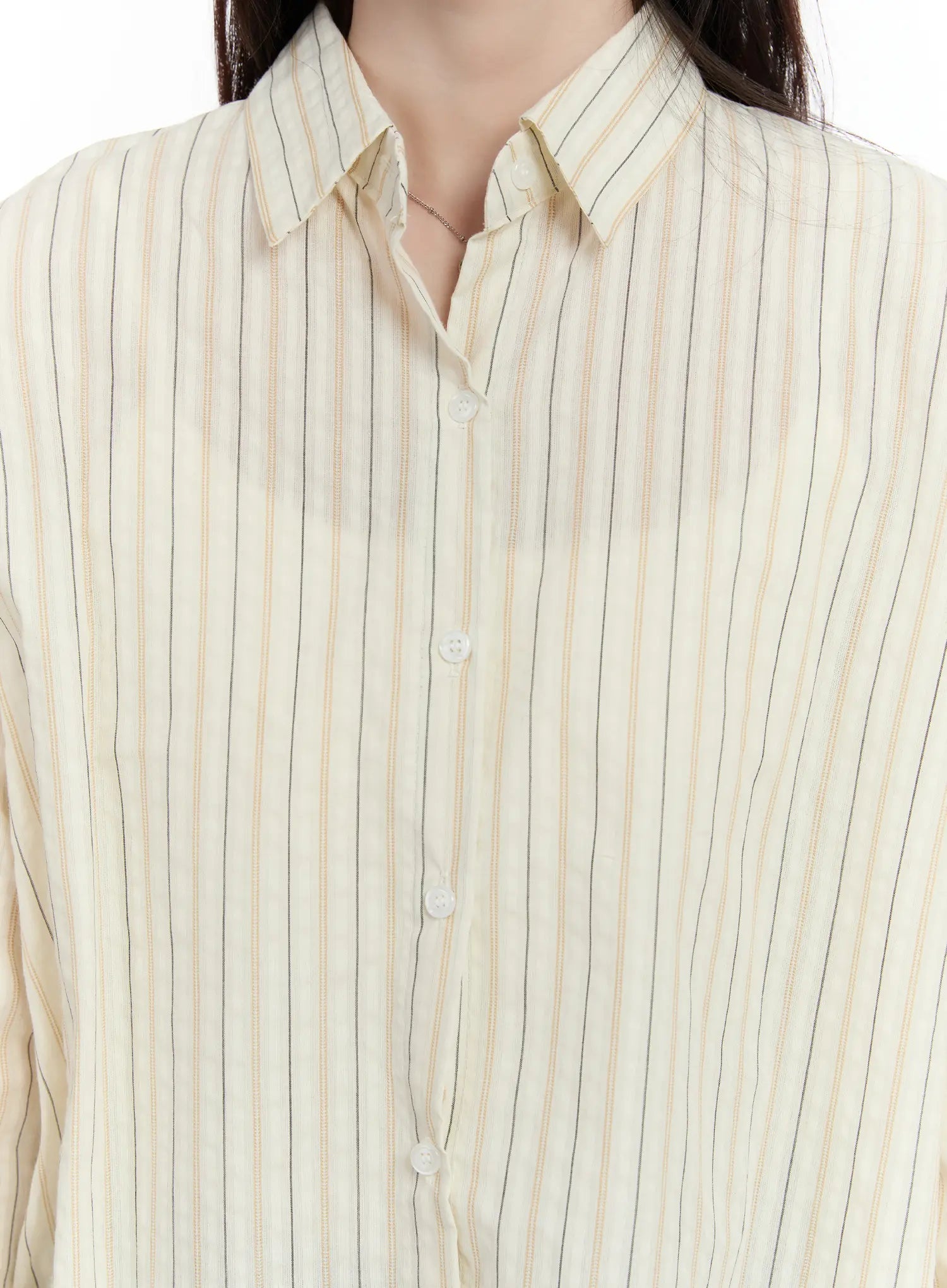 Striped Casual Long Sleeve Shirt CM510