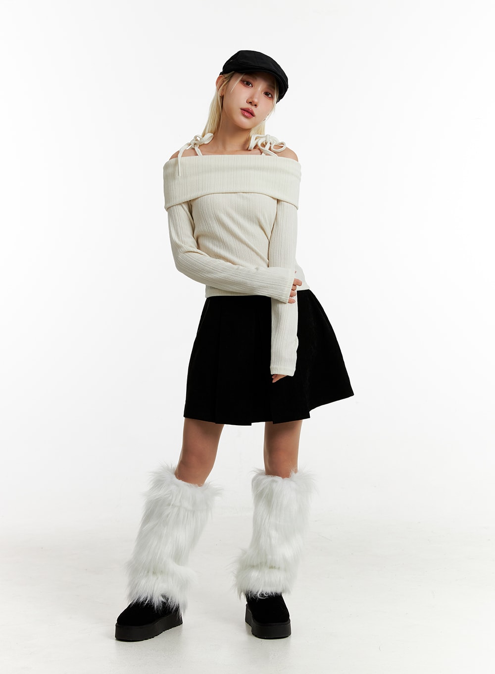 ribbed-off-shoulder-long-sleeve-top-id315