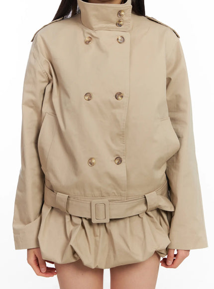 Oversized Belted Trench Jacket CF504