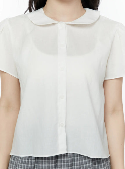 puff-sleeve-round-collar-blouse-iy507