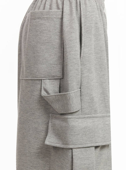 Comfy Cargo Wide-Fit Sweatpants IA504