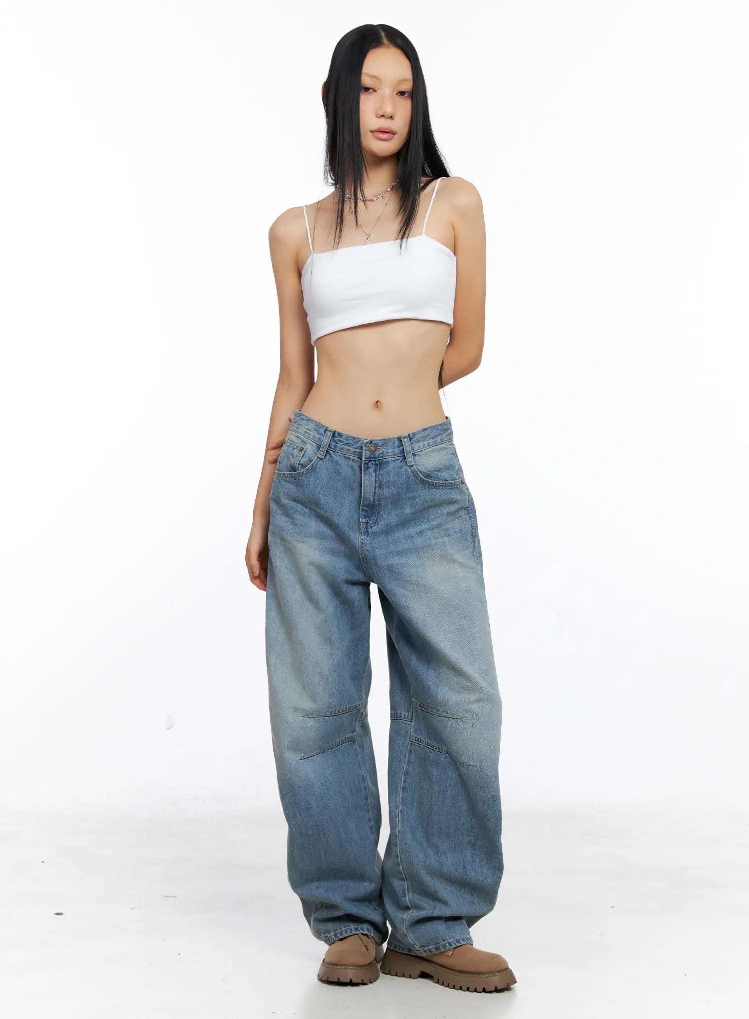 Dakota Relaxed Fit Vintage Wash Jeans CS511