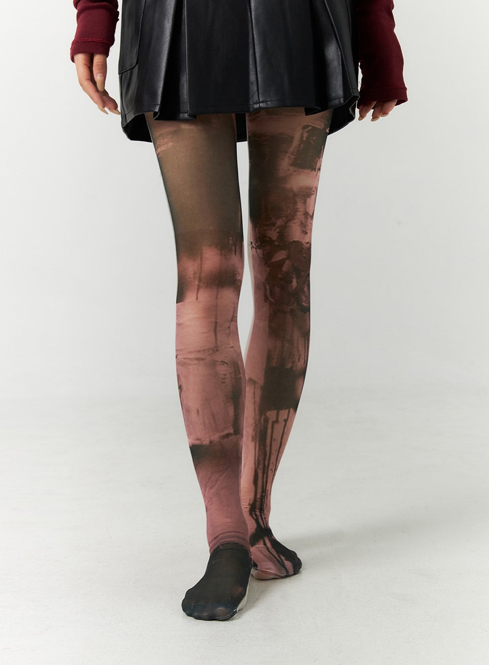 Graphic Printed Tights CN317