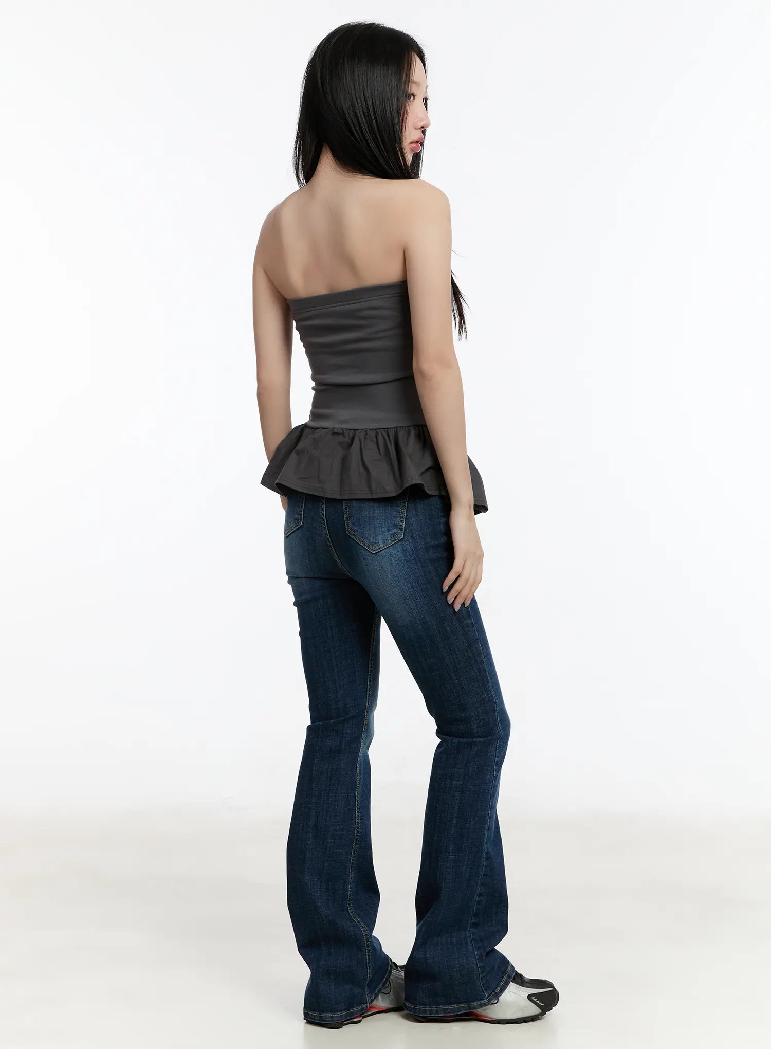 shirred-flare-tube-top-cm511